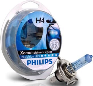 Автолампа PHILIPS 12V 2 x H4 + 2 x W5W Blue Vision ultra